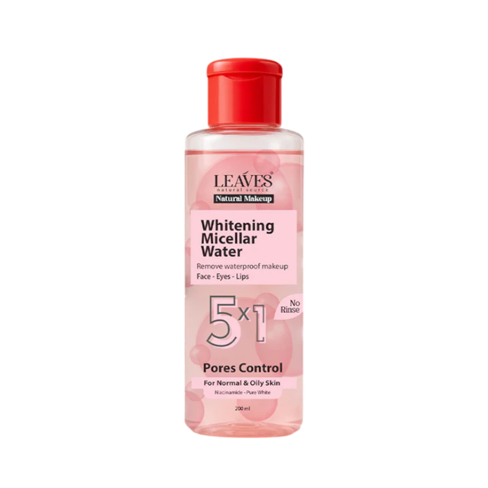 Pores Control-Micellar Water - 5×1 Natural Makeup Remover-Normal & oily skin