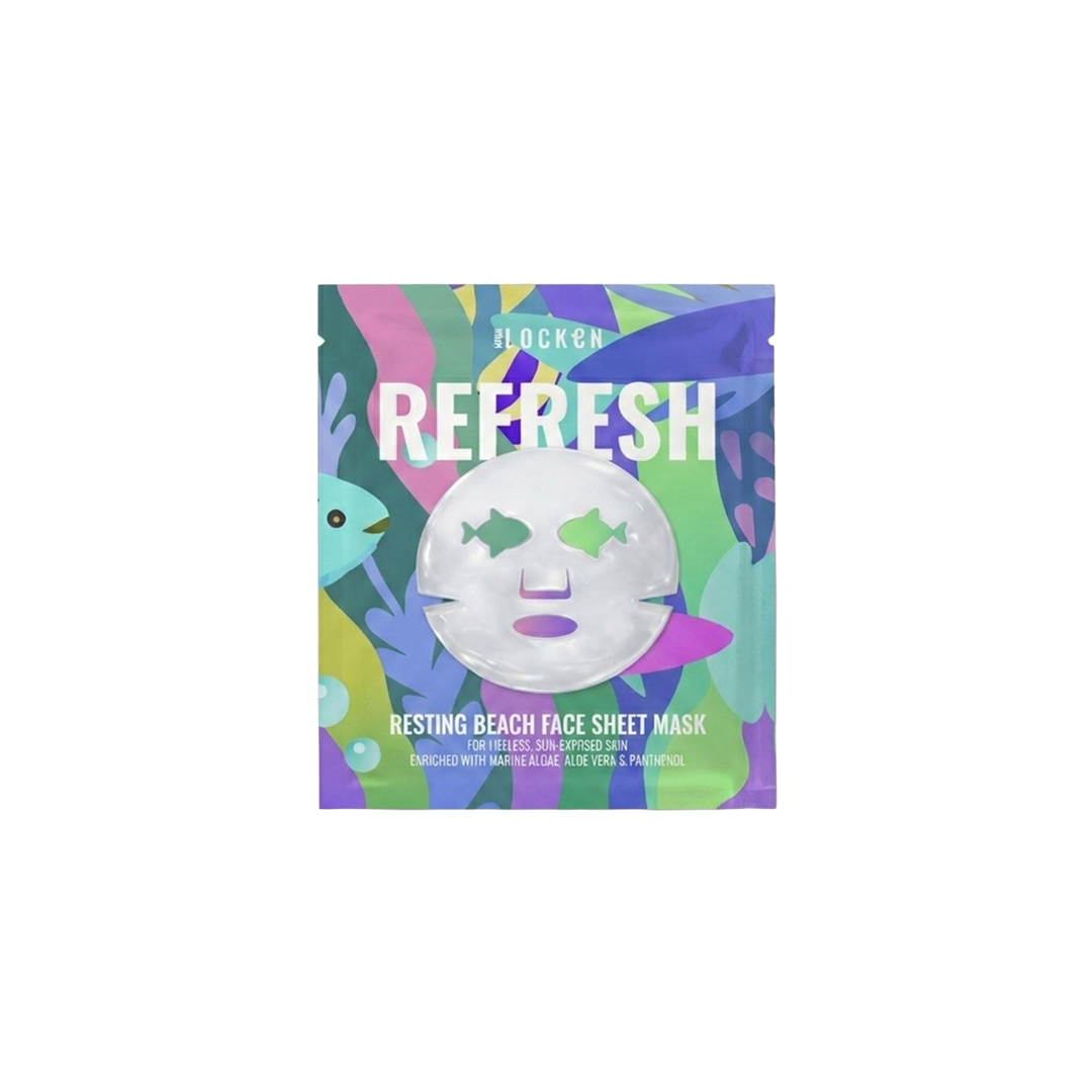 Refresh Face Sheet Mask - Resting Beach Face