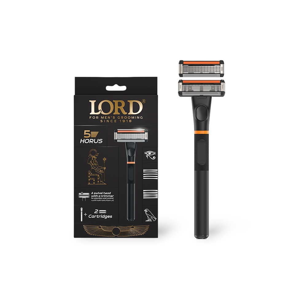 Lord Razor Plastic Horus 5 Blade Men’s Razor – Lord