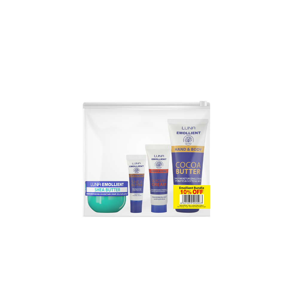 Luna Emollient Bundle Promo Bag | Source Beauty Egypt