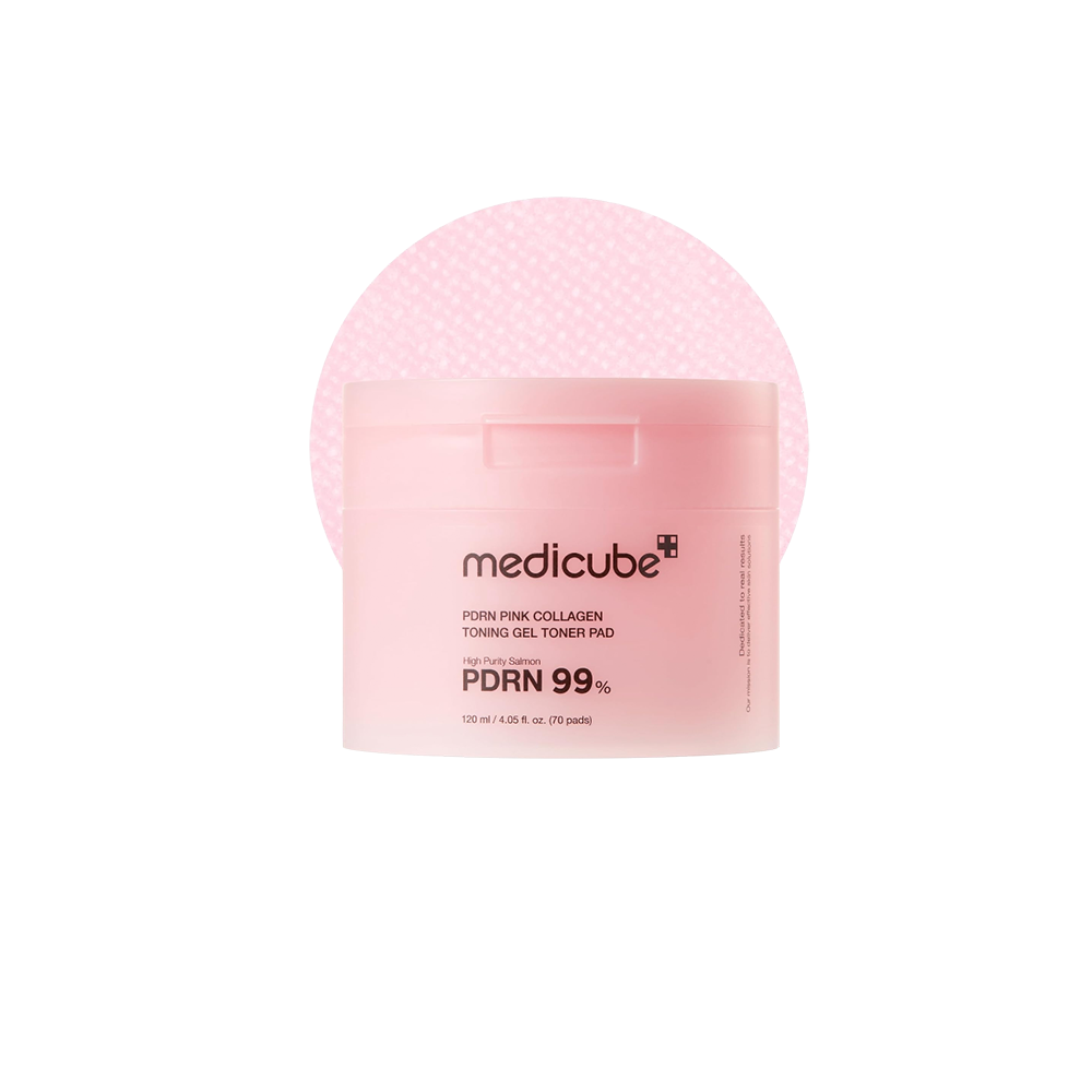 PDRN Pink Collagen Toning Gel Toner Pads
