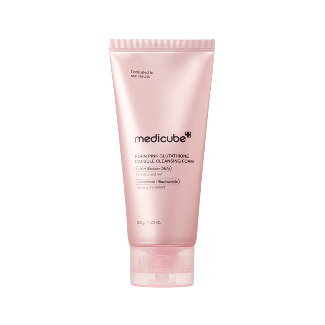 PDRN Pink Glutathione Capsule Foam Cleanser