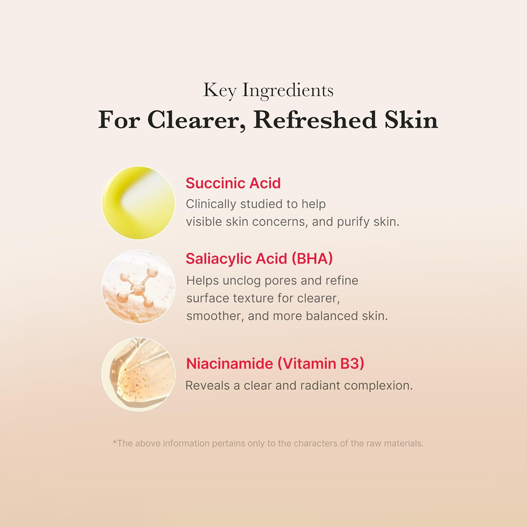 Red Succinic Acid Peeling Pad