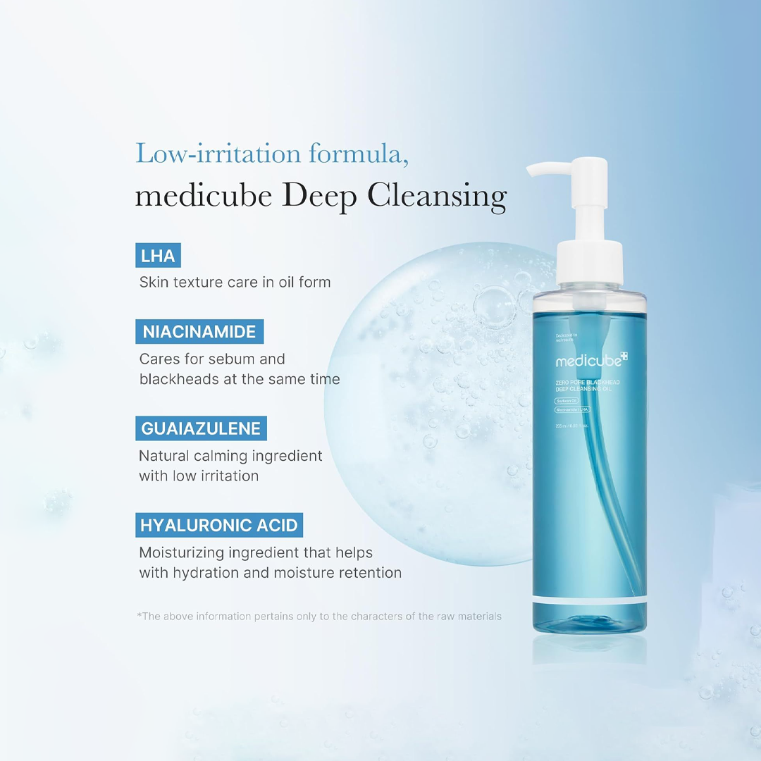 Zero Pore Blackhead Deep Cleansing Oil