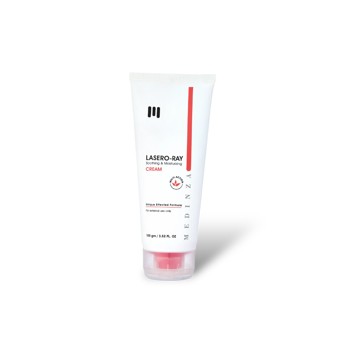 Lasero-Ray Soothing & Moisturizing Cream by Medinza | Source Beauty Egypt