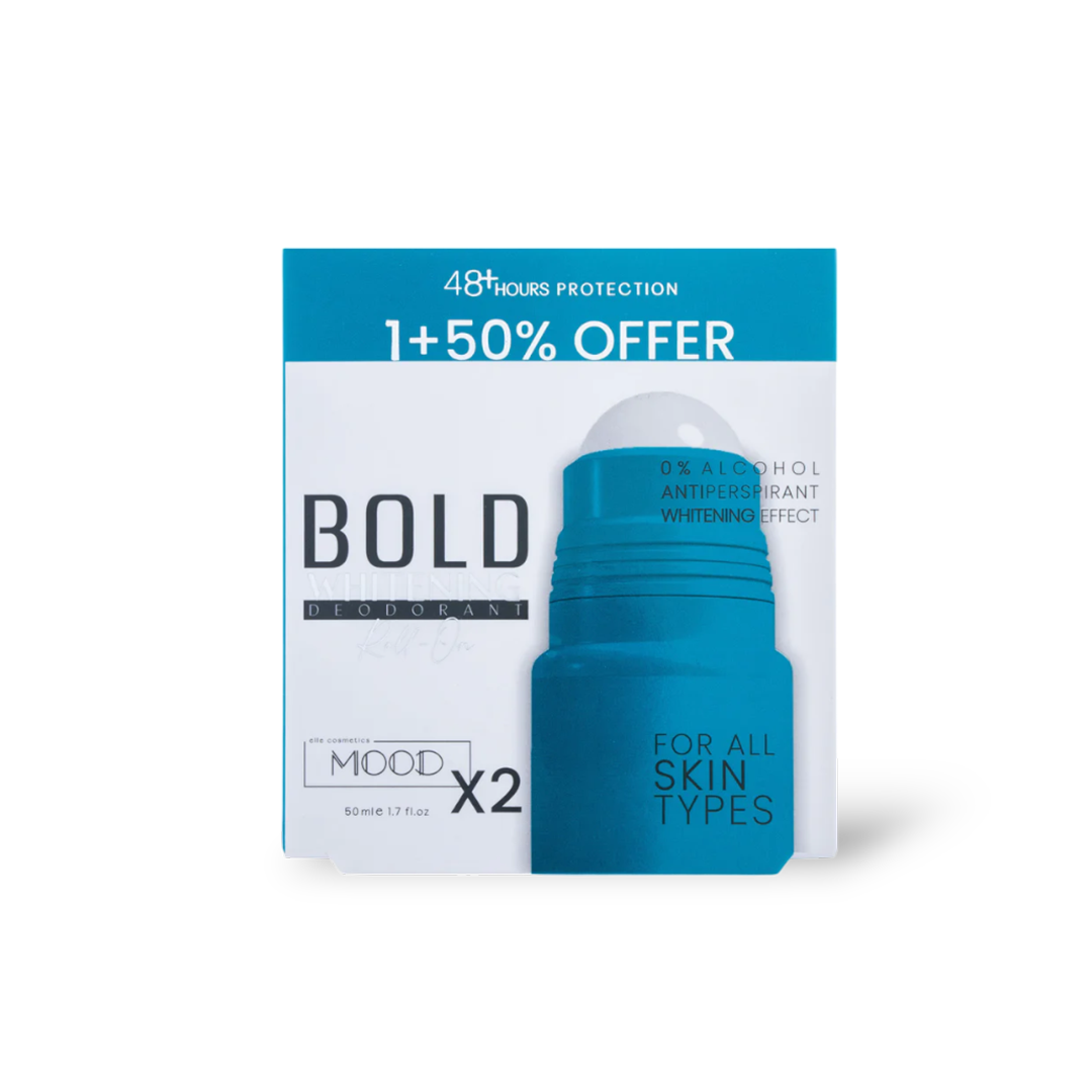 Bold Whitening Deodorant Roll-On 1+50%