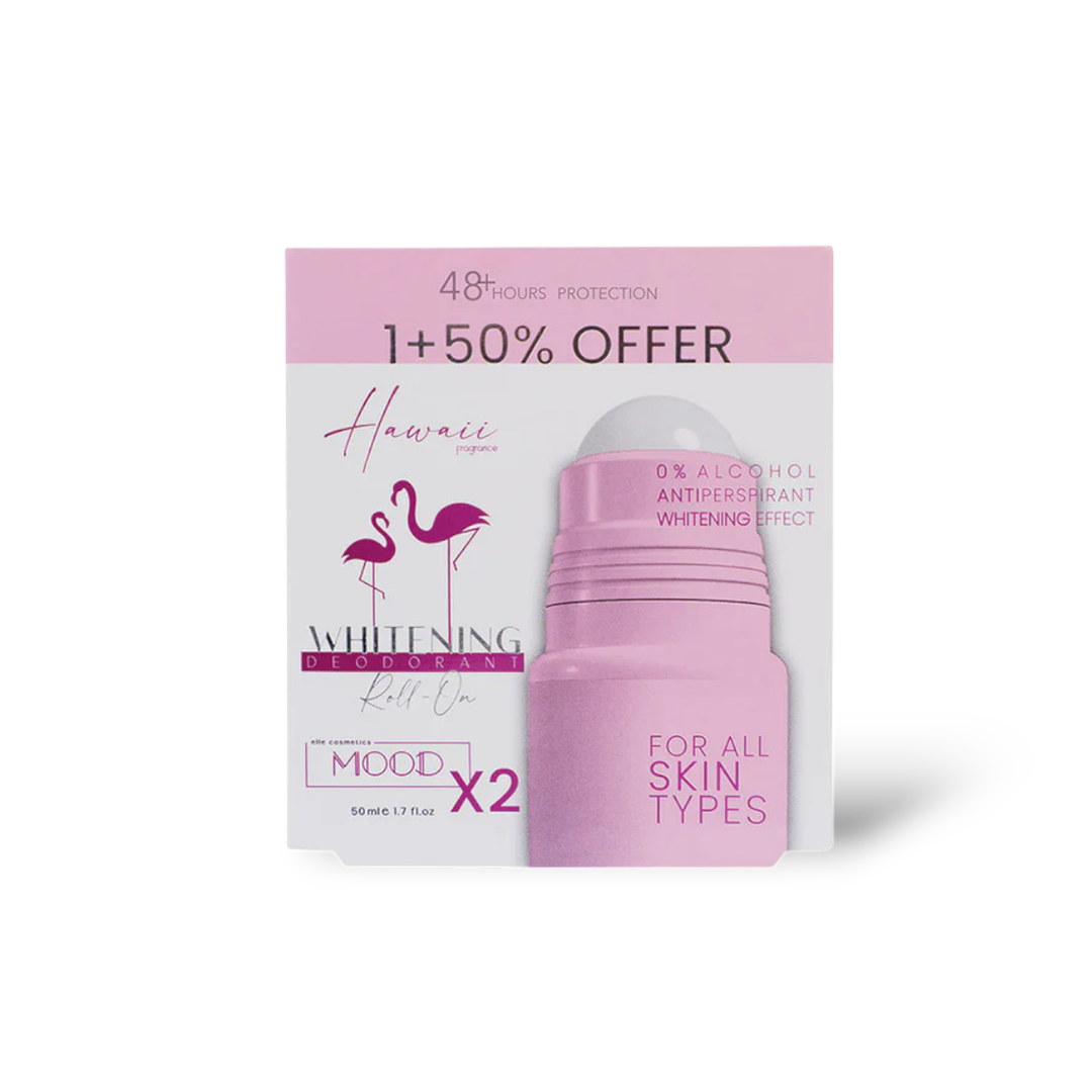 Hawaii Whitening Deodorant Roll-On 1+50%