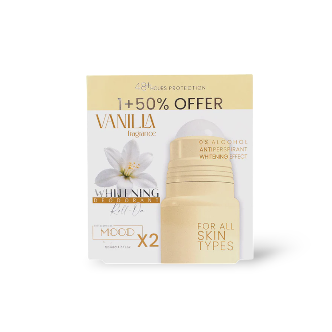 Vanilla Whitening Deodorant Roll-On 1+50%