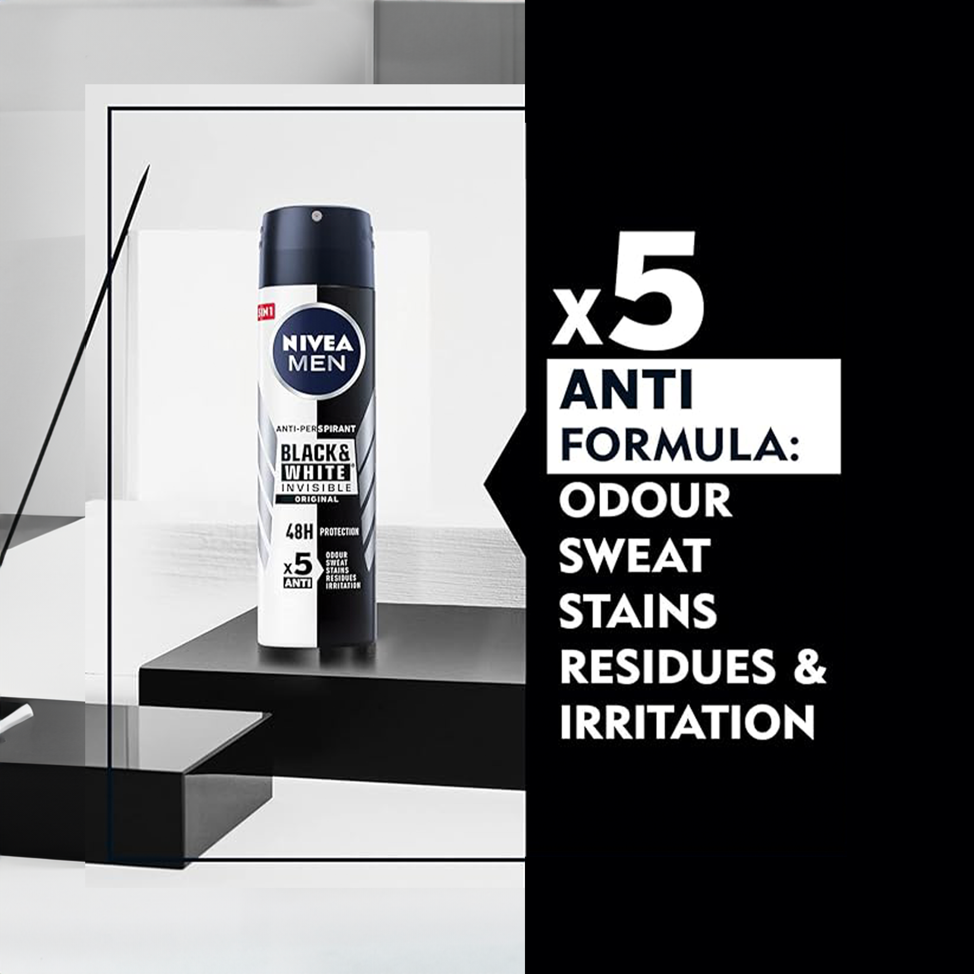 Invisible Black & White - Spray Deodorant