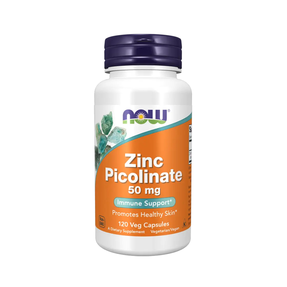 Now Supplements Zinc Picolinate 50 mg | Source Beauty Egypt