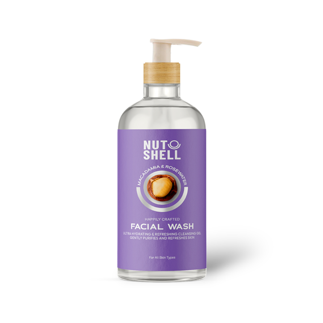 Macadamia & Rose Water Facial Wash
