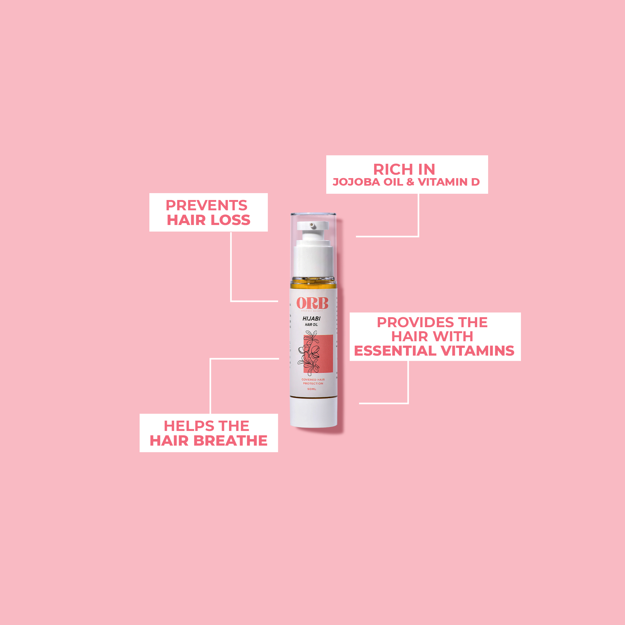 زيت شعر للمحجبات