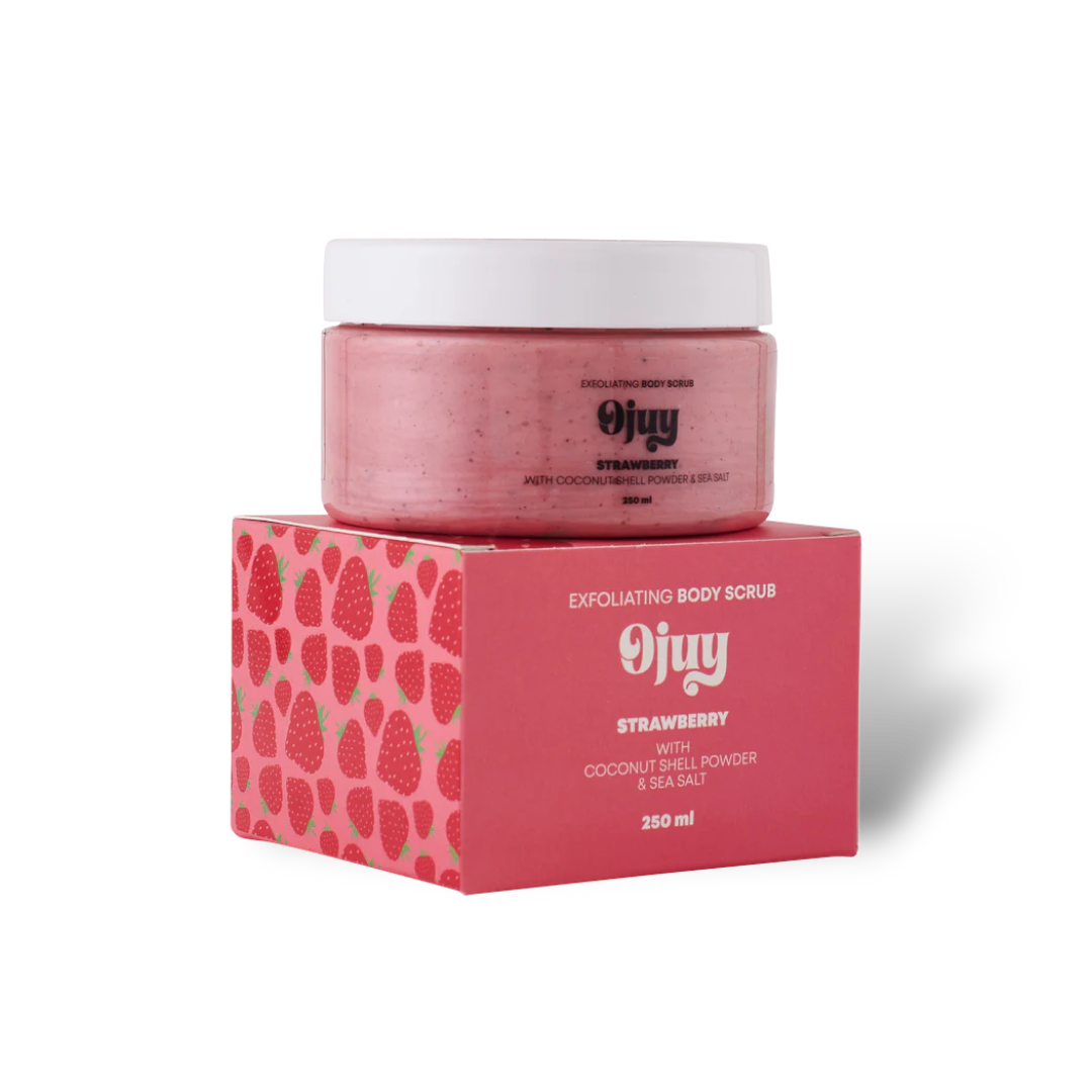 سكراب فراولة للجسم