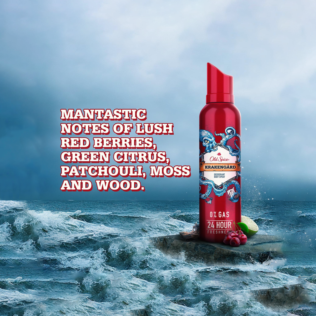 Old Spice Krakengrd Deodorant Body Spray image 2 | Source Beauty Egypt