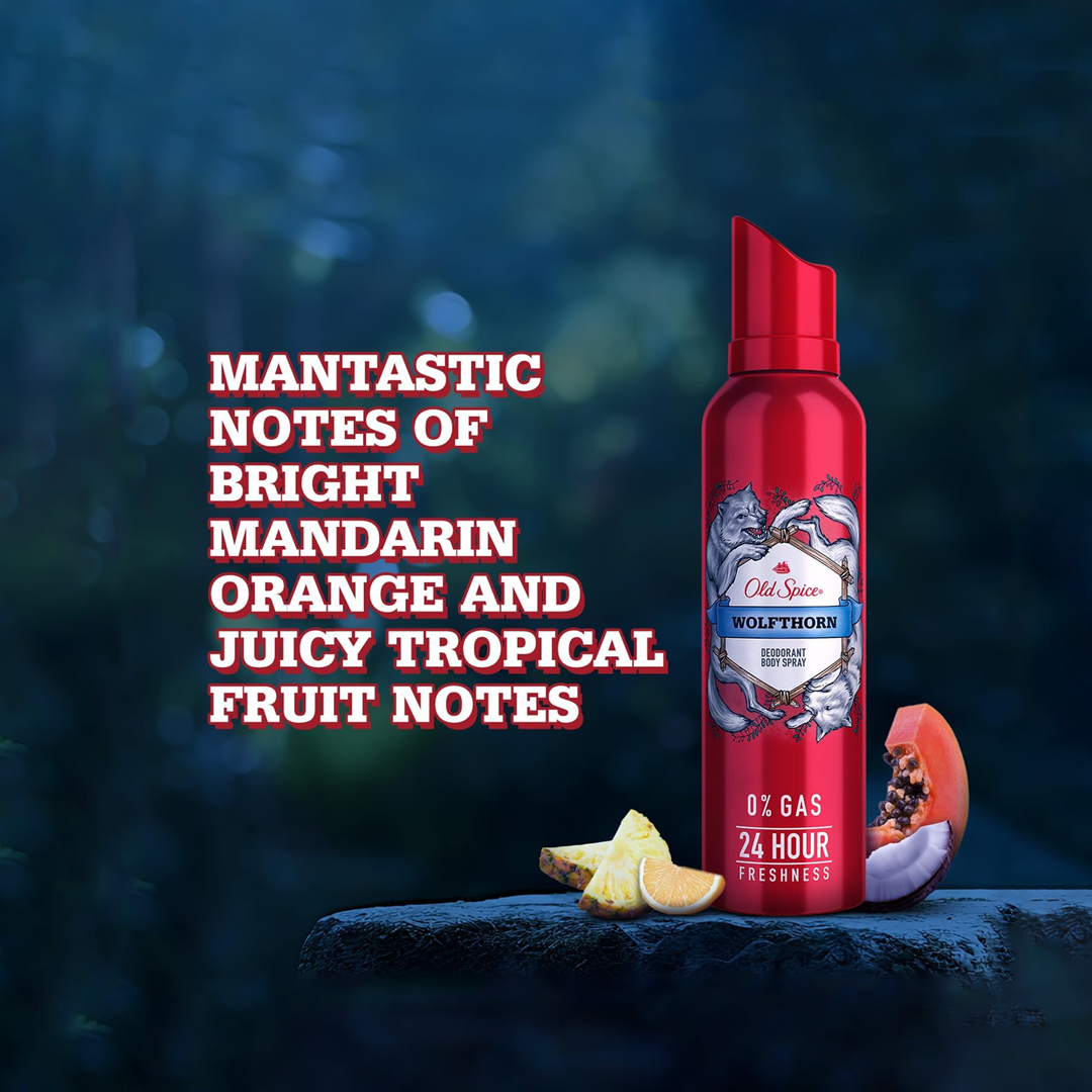 Old Spice Wolfthorn Deodorant Body Spray image 2 | Source Beauty Egypt