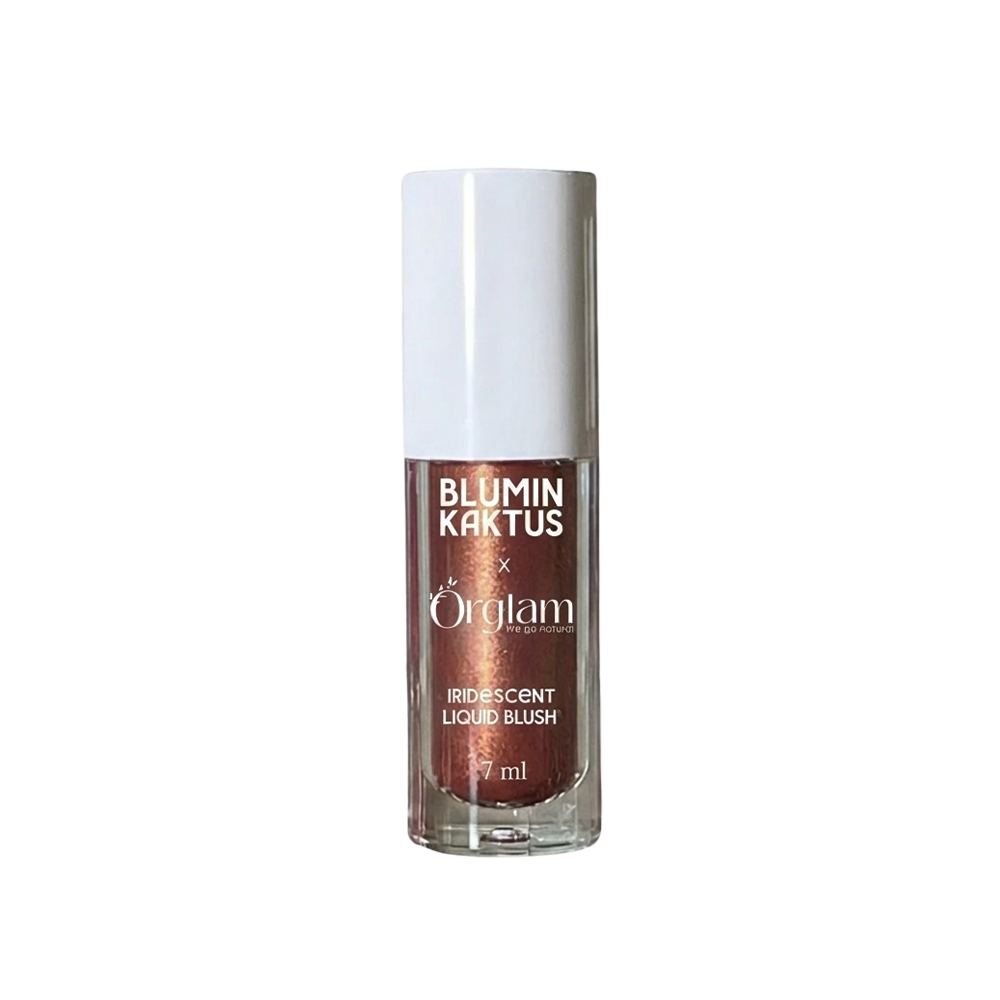 Orgalm X Blumin Kaktus Iridescent Liquid Blush Sunlit Mocha | Source Beauty Egypt
