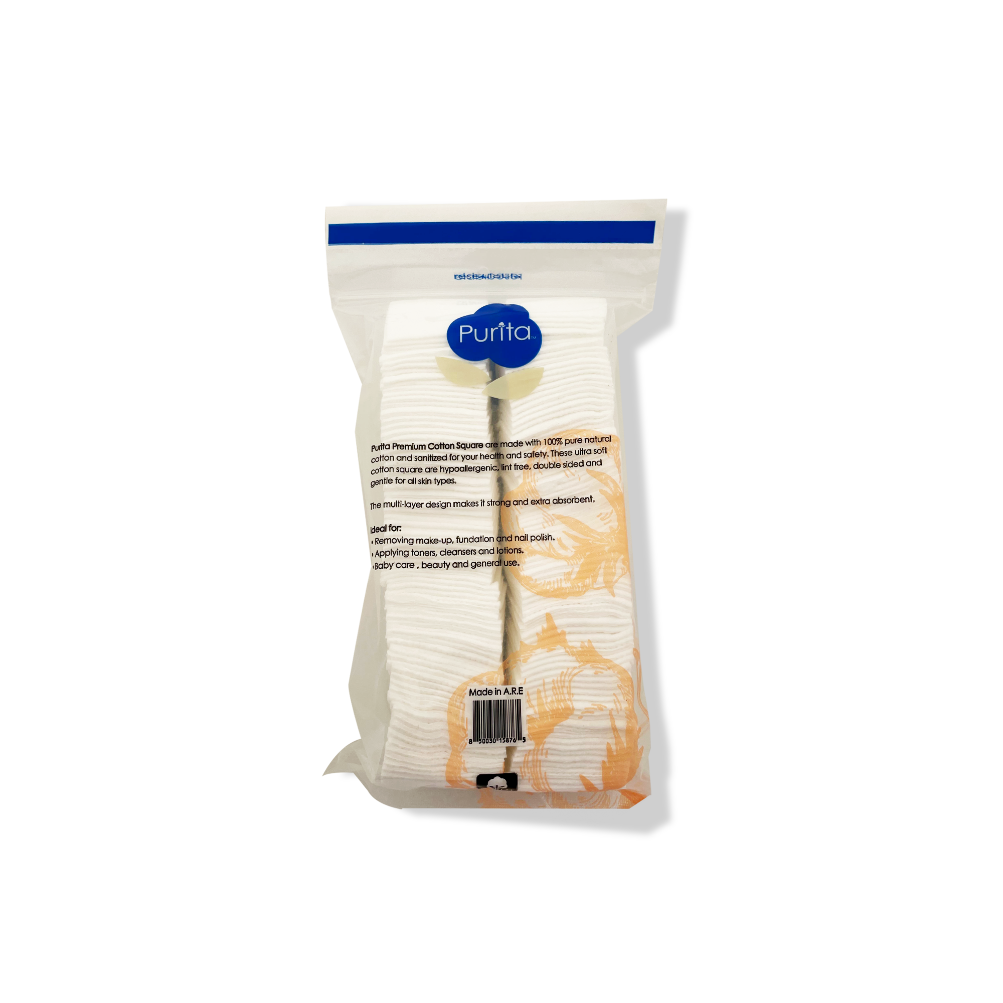 بيوريتا شرائح مربعة - ١٦٠ قطعة  