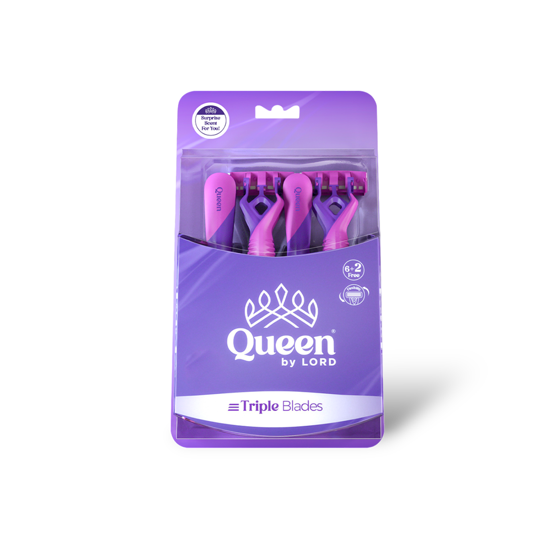 Triple Blades Scented Disposable Razors