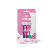 Velvety Triple Blade Disposable Razors (3-Pack)