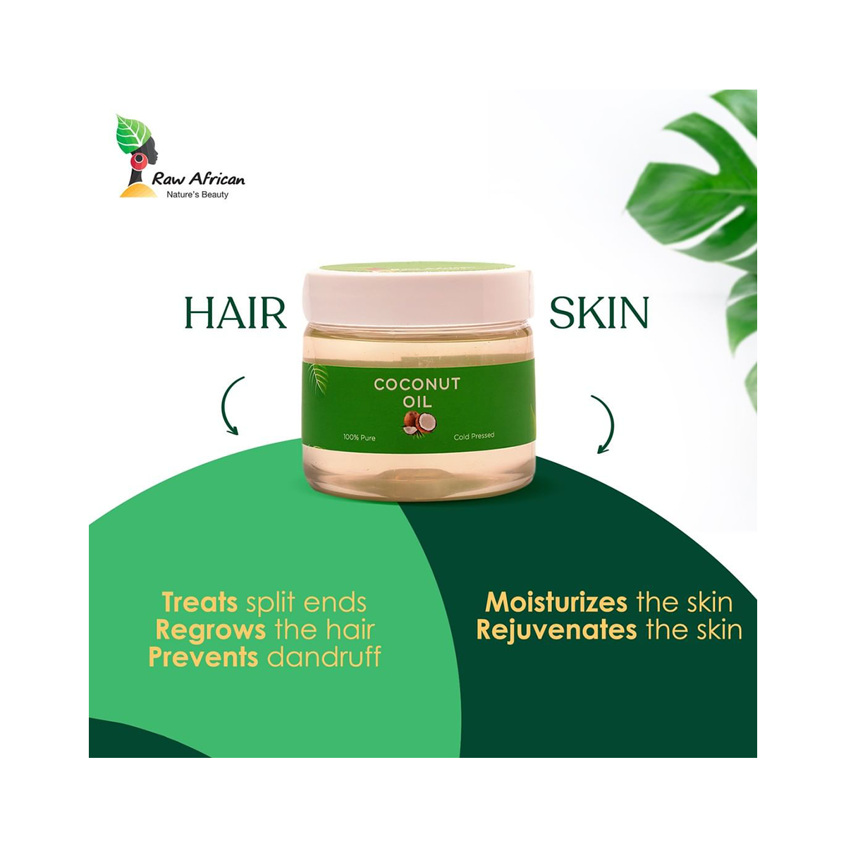 Source Beauty Coconut Oil Raw African Acne & Blemish Moisturizers Oils & Serums Skincare