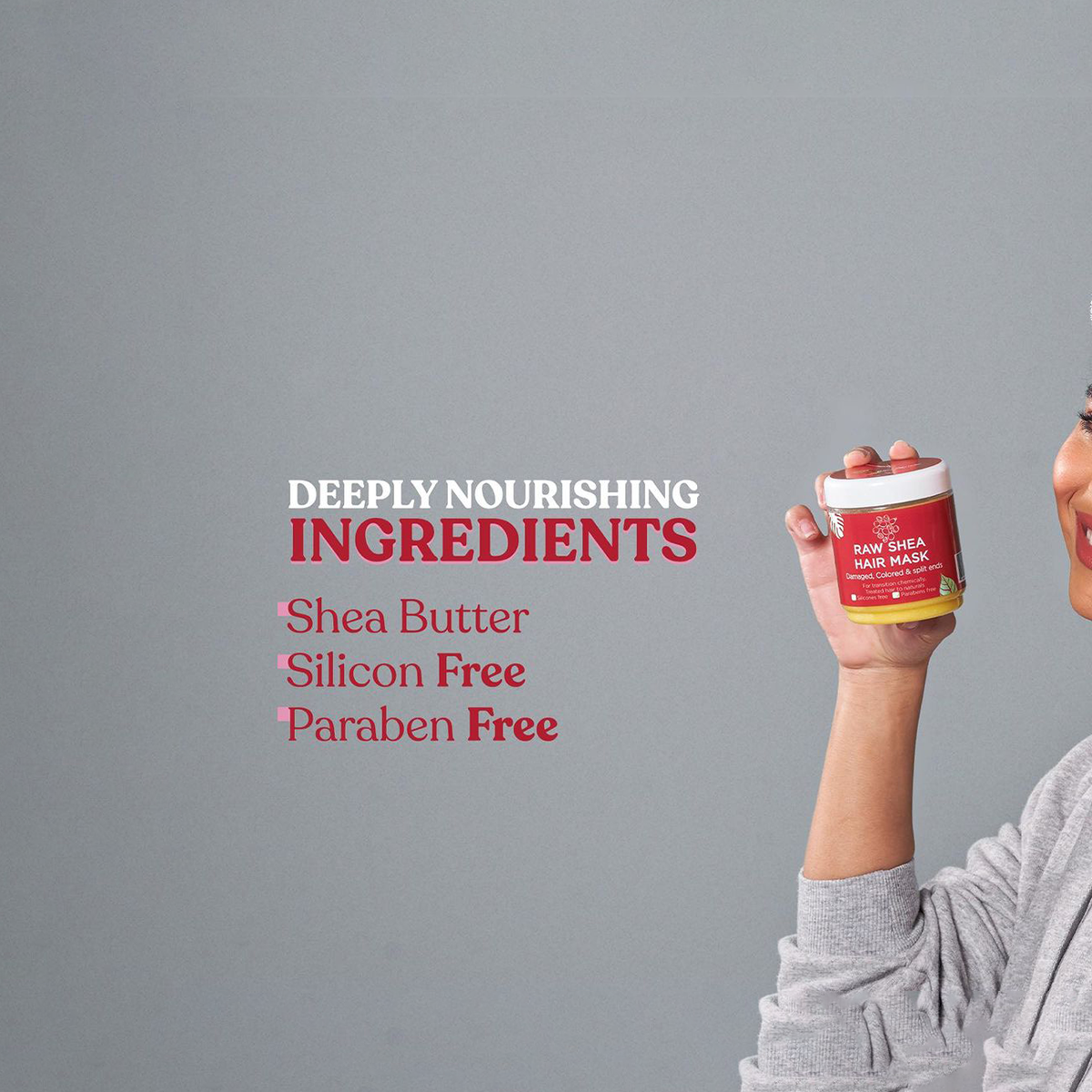 Source Beauty Shea Hair Mask for Damaged Hair Raw African Curly & Textured Hair Hair Hair Masks Treatments