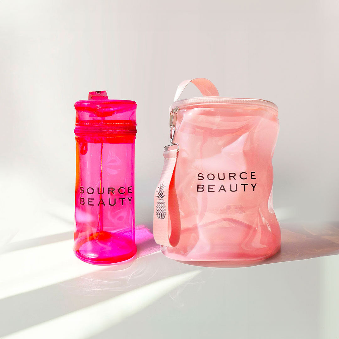 Pink Waves Small Pouch