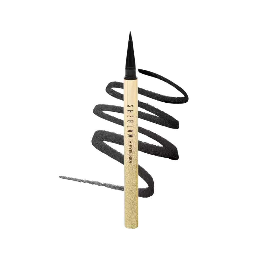 Line & Define Waterproof Liquid Eyeliner - Black