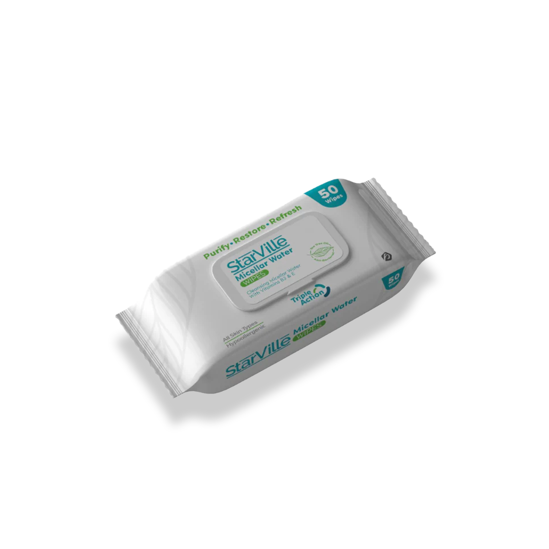 Whitening Micellar Water Wipes