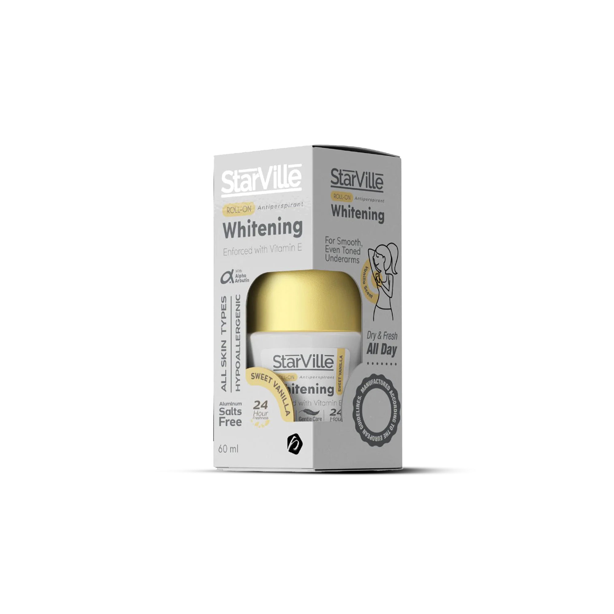 Whitening Roll-on in Sweet Vanilla