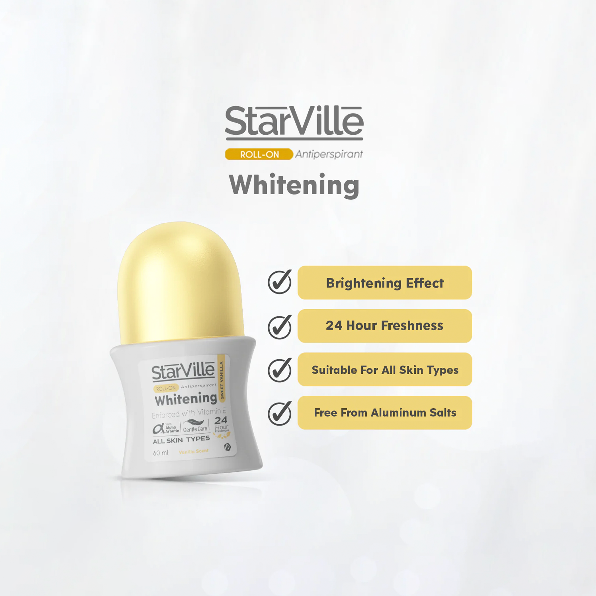 Whitening Roll-on in Sweet Vanilla