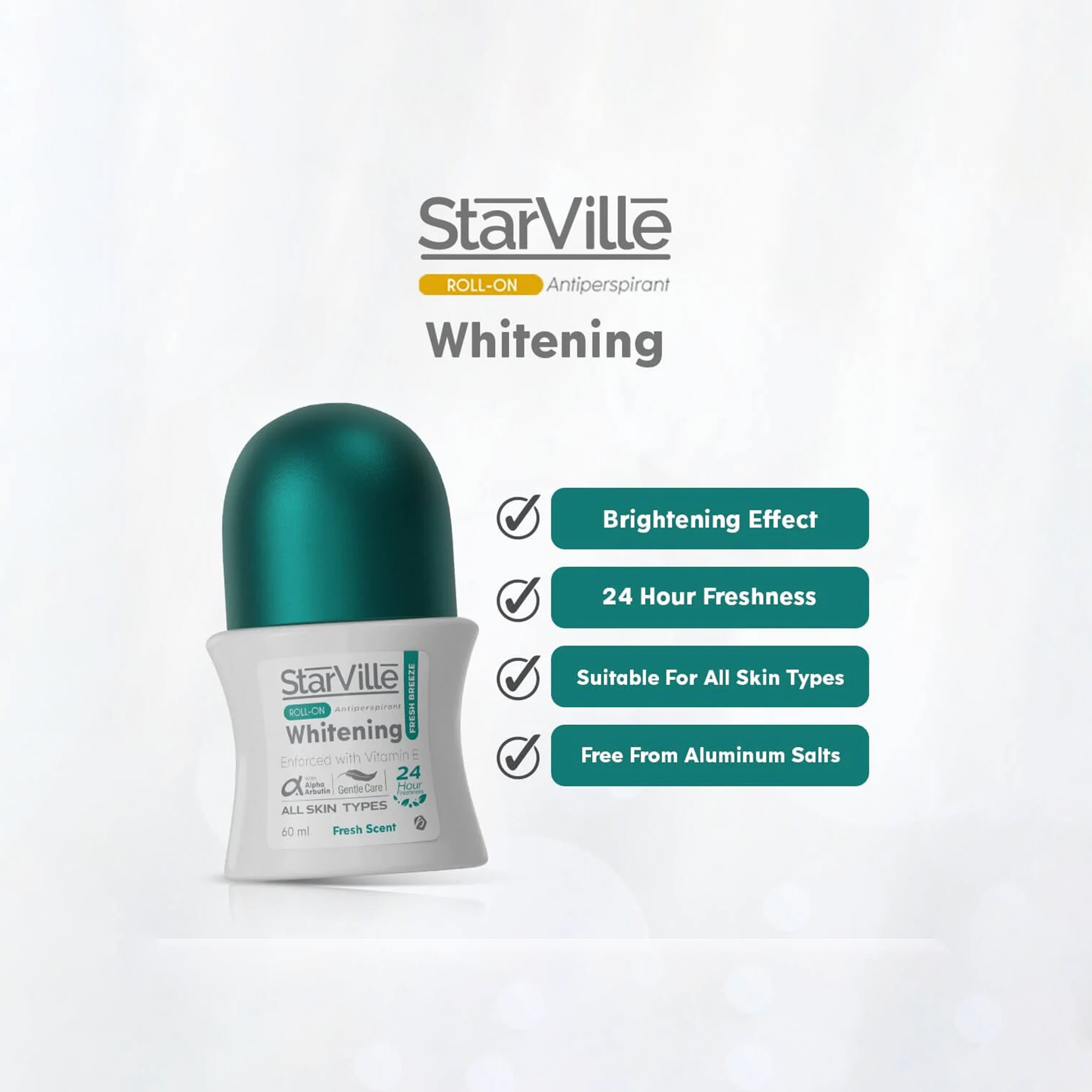 Whitening Roll-on in Fresh Breeze