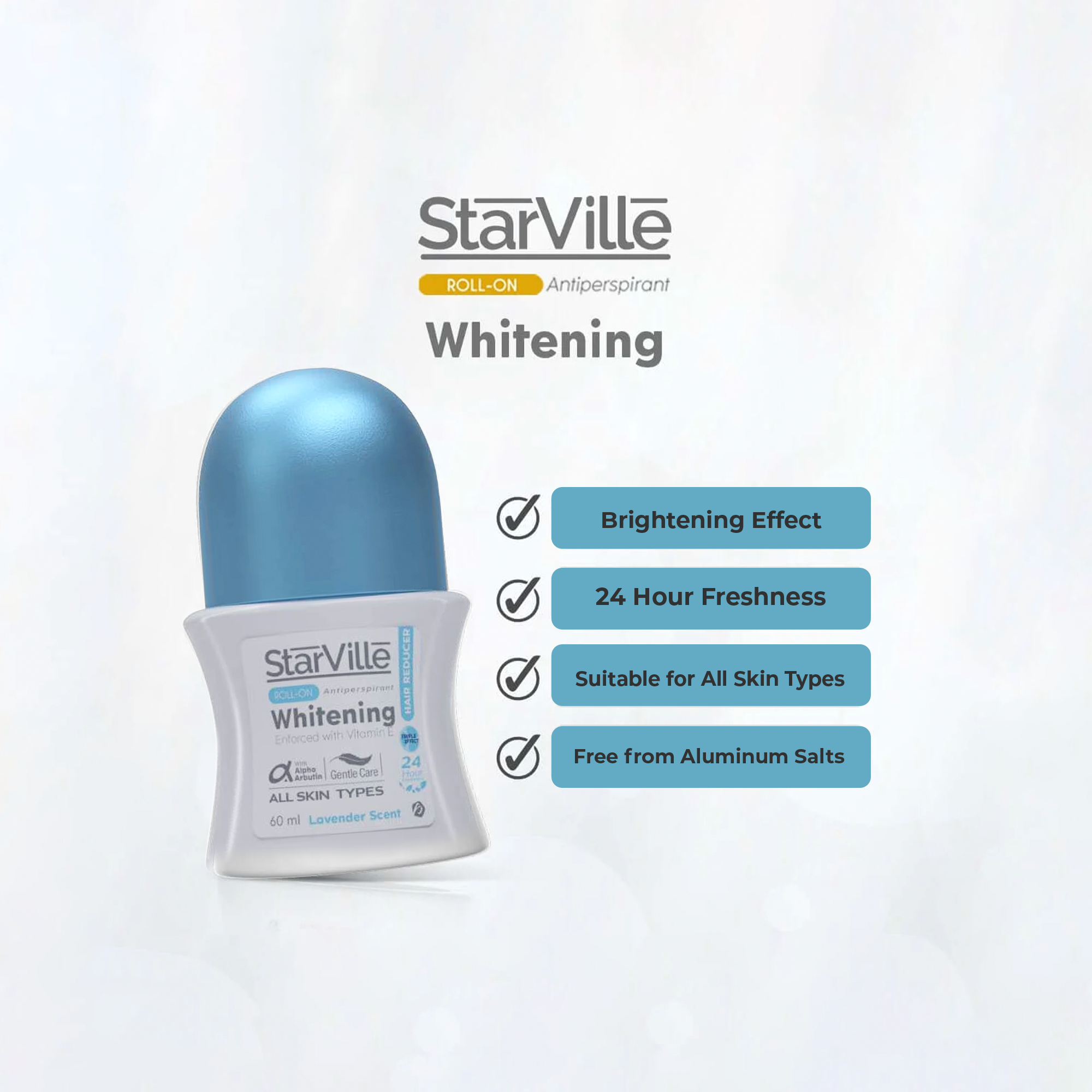 Hair Reducer Whitening Roll-on