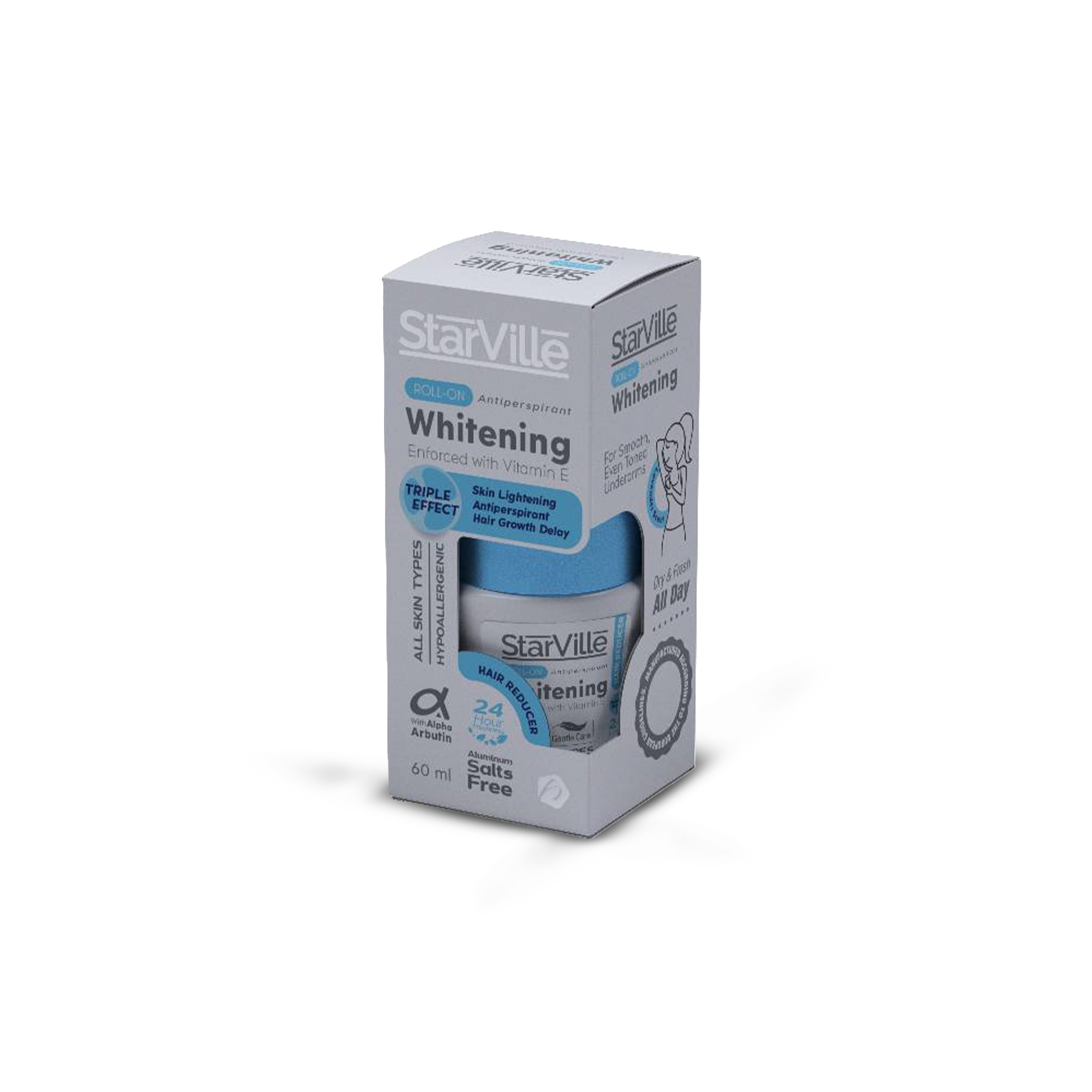 Hair Reducer Whitening Roll-on