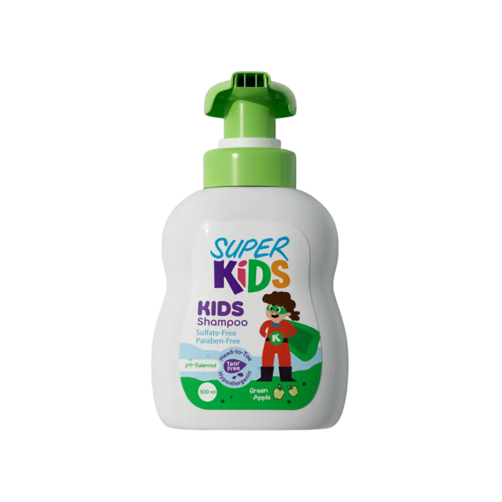 Superkids Green Apple Shampoo - Kids Shampoo | Source Beauty Egypt