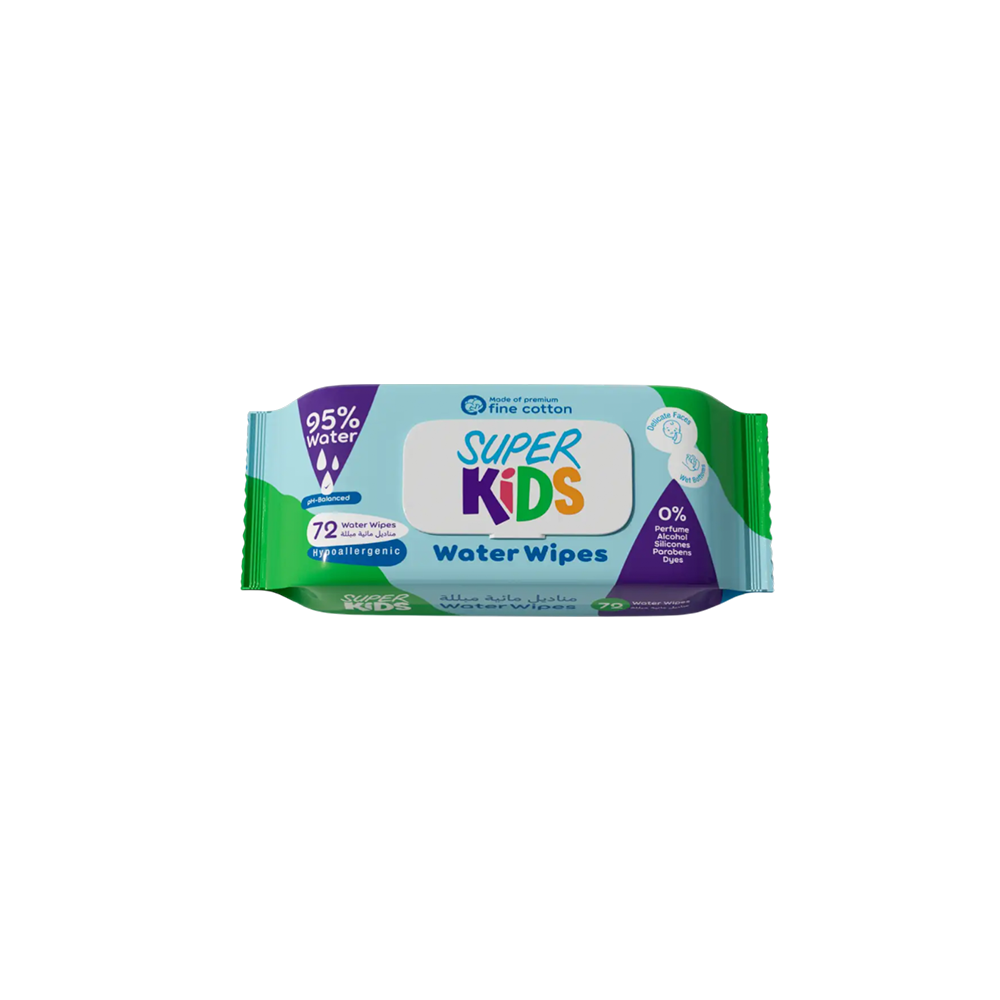 Superkids Water Wipes - Kids Baby Wipes | Source Beauty Egypt
