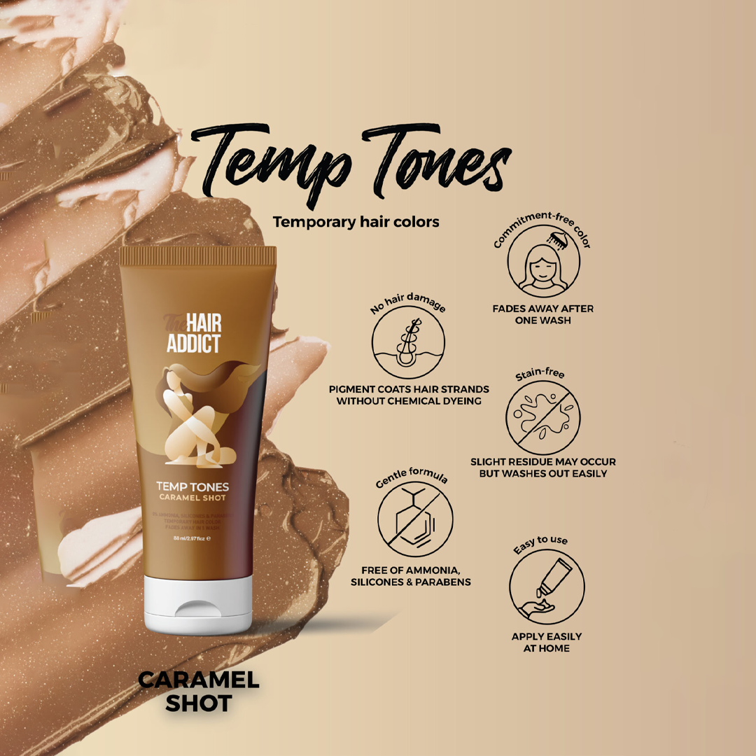 The Hair Addict Temp Tones Caramel Shot image 2 | Source Beauty Egypt