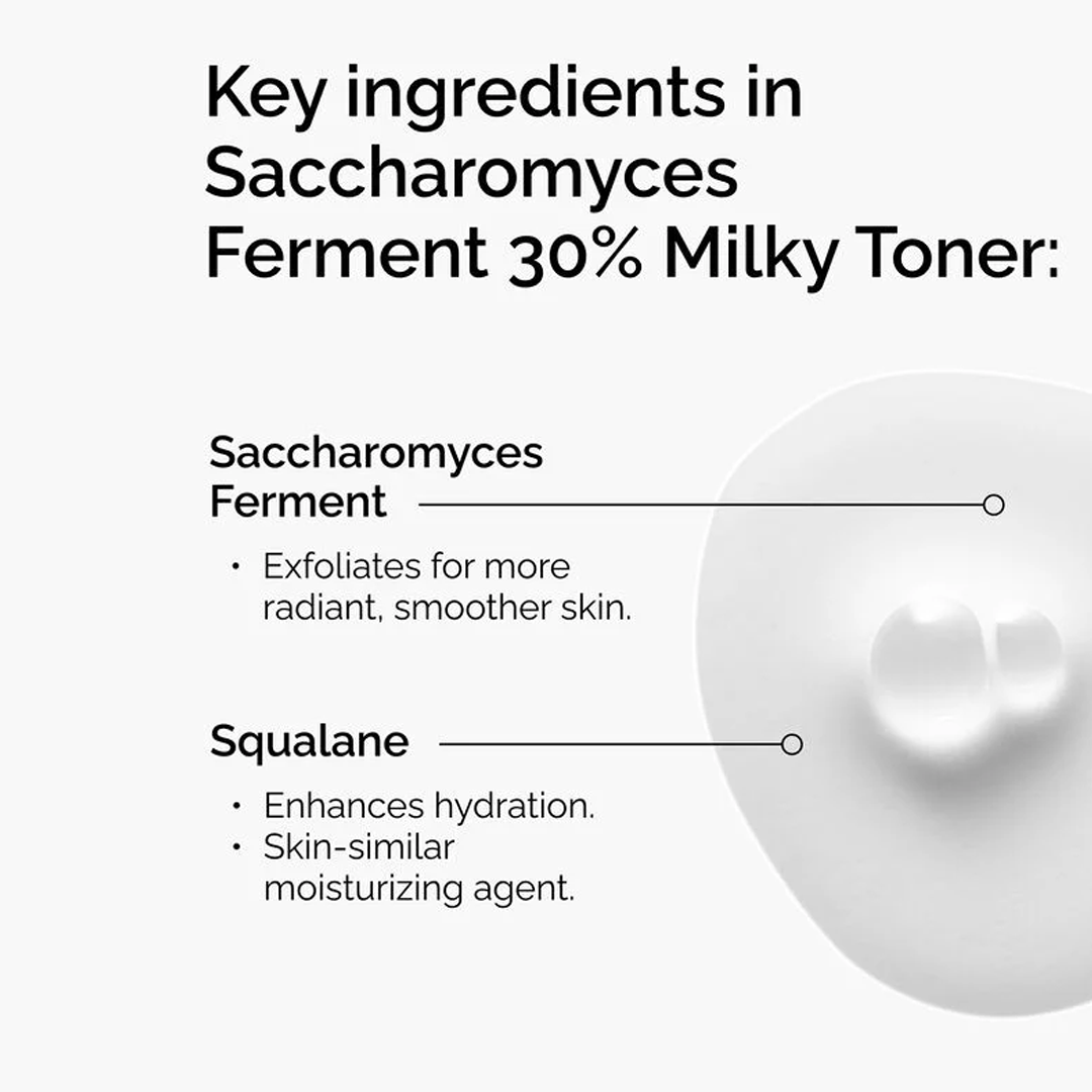 Saccharomyces Ferment 30% Milky Toner