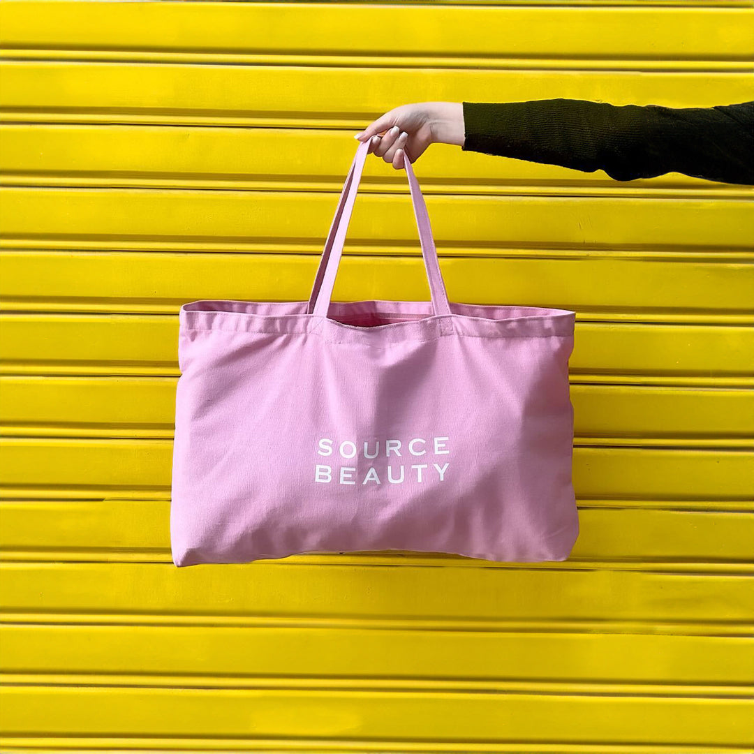 The Big Source Beauty Tote - Pink