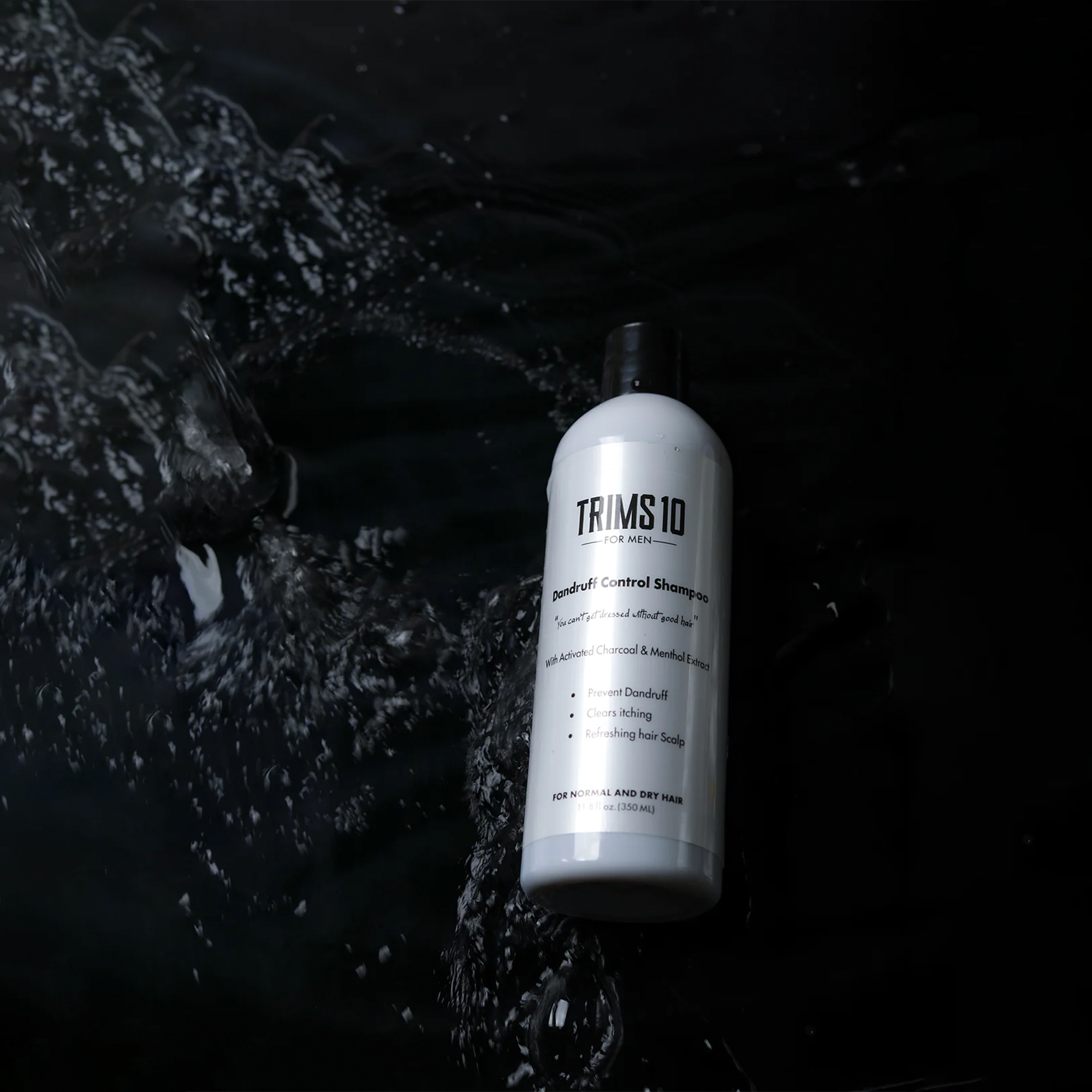 Charcoal & Menthol Dandruff Control Shampoo - For Him