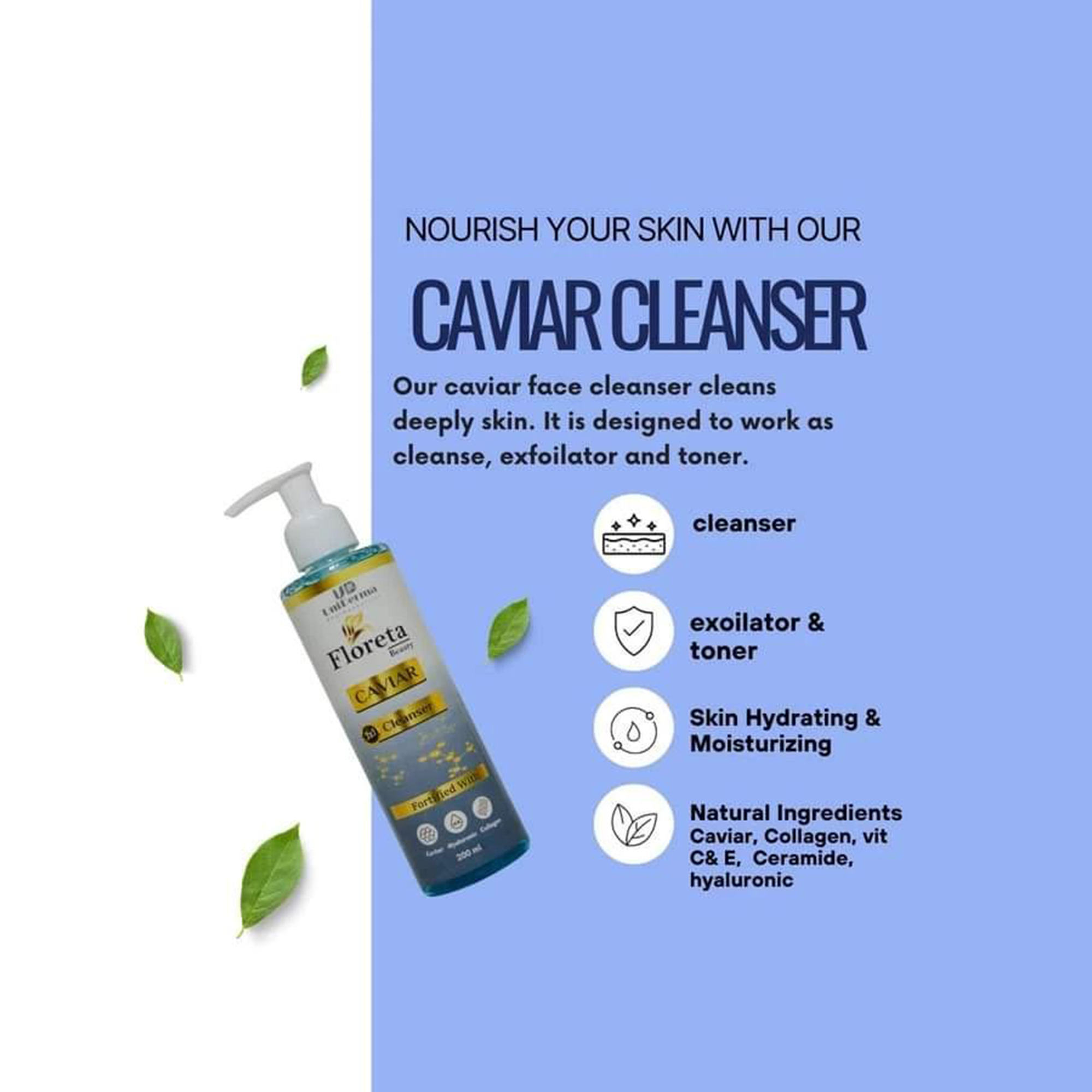 Floreta Caviar Facial Cleanser