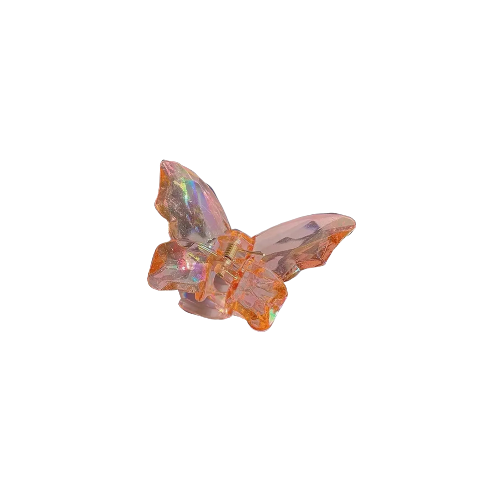 Crystal Butterfly Claw Clip