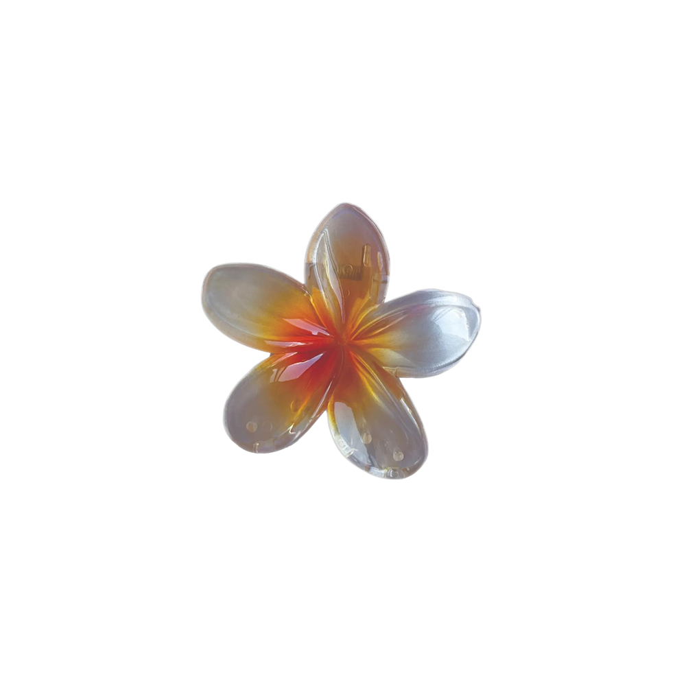 Glossy Hawaiian Claw Clip