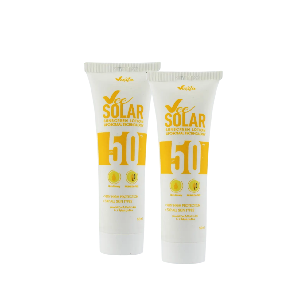 Veexia Vee Solar Sun Screen Lotion SPF +50 (1+1) - SPF | Source Beauty Egypt