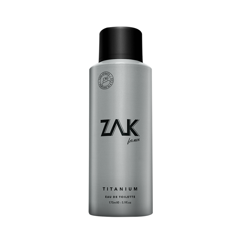 ZAK Titanium Eau De Toilette - Perfume | Source Beauty Egypt