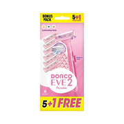 Dorco EVE 2 Disposable Razors 5+1 | Source Beauty Egypt