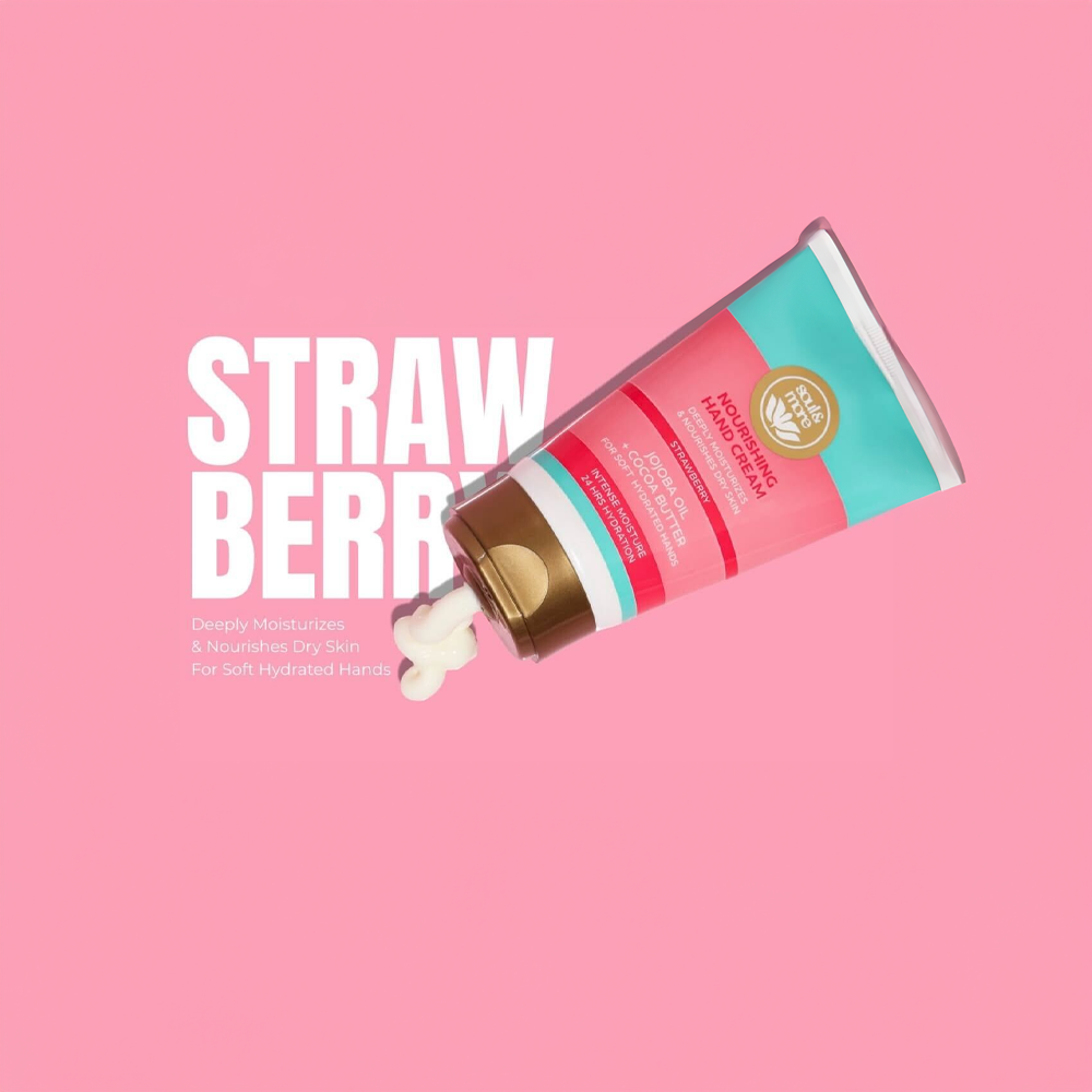 Soul & More Strawberry Hand Cream image 2 | Source Beauty Egypt