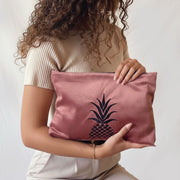 Pineapple Velvet Everyday Pouch