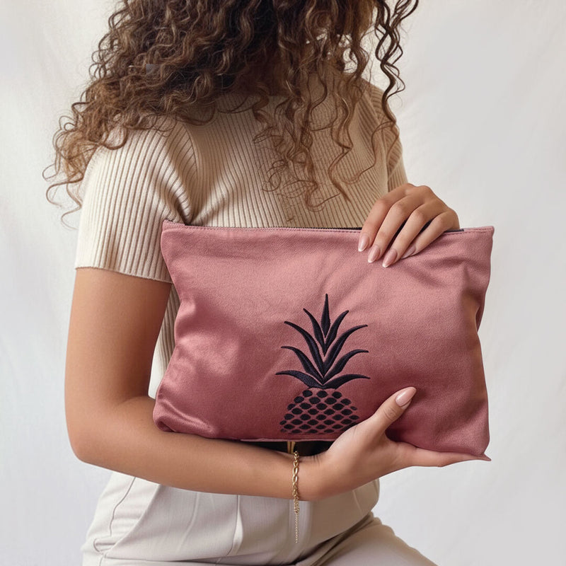 Pineapple Velvet Everyday Pouch