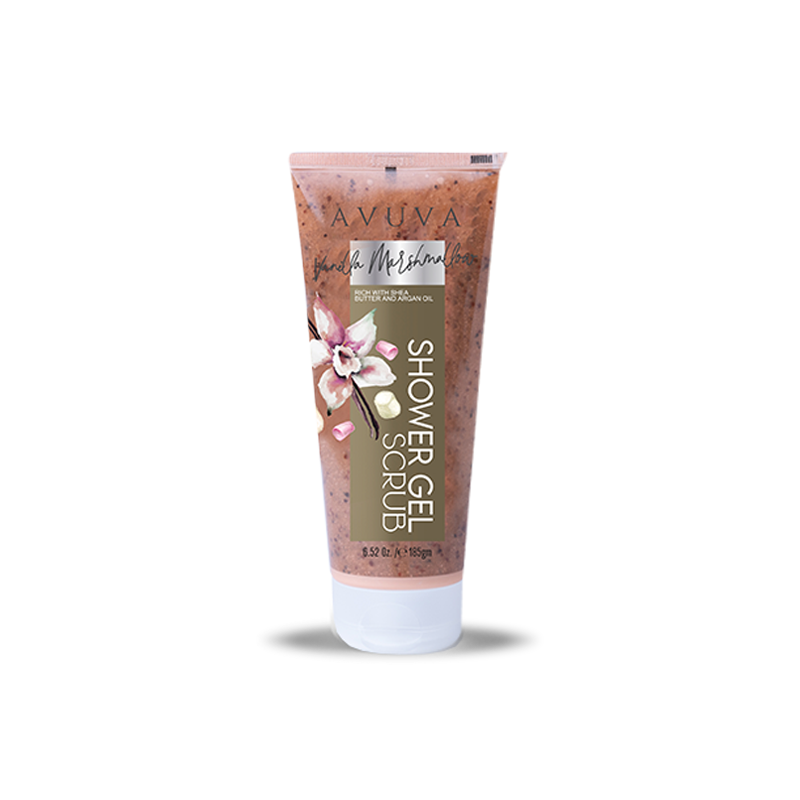 Vanilla Marshmallow Shower Scrub • Avuva • Source Beauty Egypt
