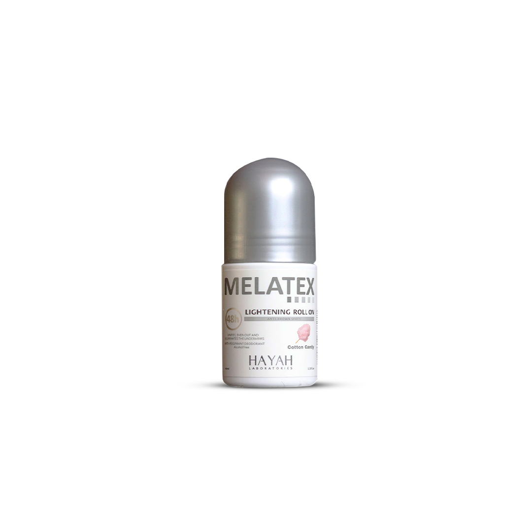 Melatex Lightening Roll On Deodorant, Cotton Candy